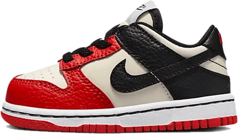 Nike Dunk Low 'NBA 75th Anniversary Chicago' (TD) D kindersneakers laag zwart rood -wit fant TD