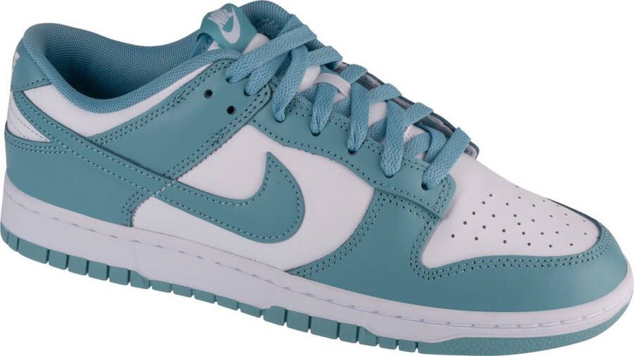 Nike Herenschoenen Dunk Low Retro White Denim Turquoise- Heren White Denim Turquoise