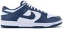 Nike Dunk Low Retro Heren Sneakers Schoenen Leer Blauw-Wit DD1391 - Thumbnail 2