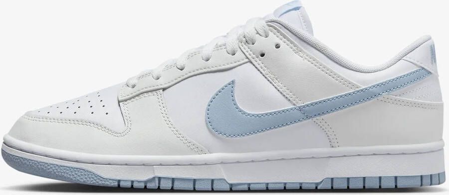 Nike Herenschoenen Dunk Low Retro White Summit White Light Armoury Blue- Heren White Summit White Light Armoury Blue