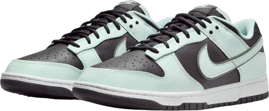 Nike Herenschoenen Dunk Low Retro Dark Smoke Grey White Barely Green- Heren Dark Smoke Grey White Barely Green