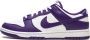 Nike Dunk Low Retro Court Purple Sneakers nen Wit Paars - Thumbnail 2