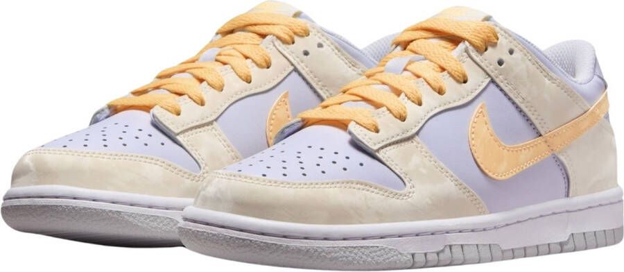 Nike Dunk Low (gs) Basketball Schoenen pale ivory melon tint football grey maat: 37.5 beschikbare maaten:36.5 37.5 38 39 40