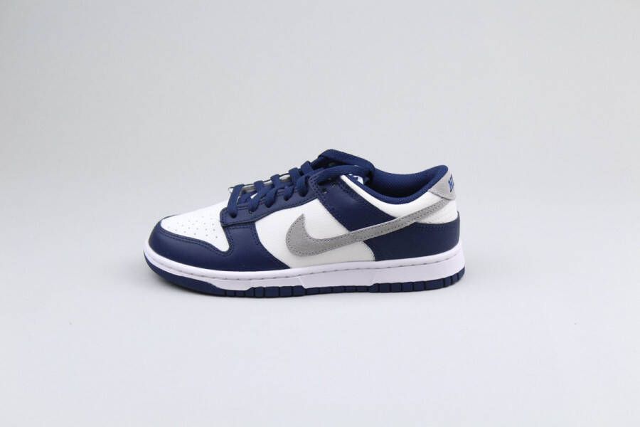 Nike Herenschoenen Dunk Low Midnight Navy Summit White White Light Smoke Grey- Heren Midnight Navy Summit White White Light Smoke Grey