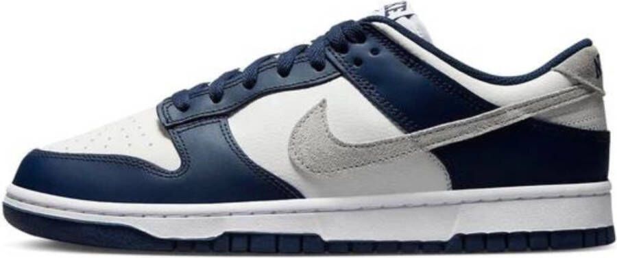 Nike Herenschoenen Dunk Low Midnight Navy Summit White White Light Smoke Grey- Heren Midnight Navy Summit White White Light Smoke Grey