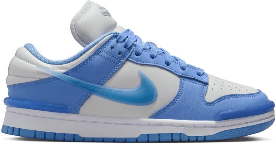 Nike Dunk Low Twist Dames Sneakers Blauw Wit