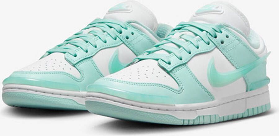 Nike Wmns Dunk Low Twist Basketball Schoenen summit white jade ice maat: 38 beschikbare maaten:37.5 38 40.5