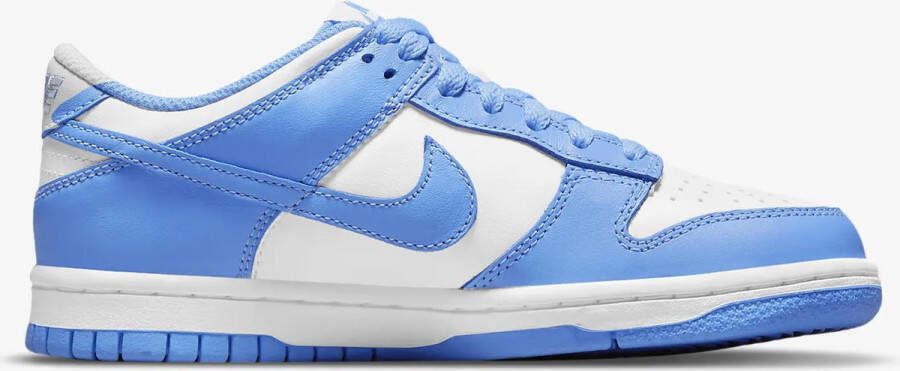 Nike Dunk Low (gs) Basketball Schoenen white university blue white maat: 40 beschikbare maaten:36.5 37.5 38.5 39 40