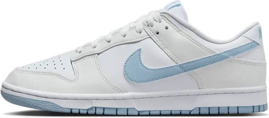 Nike Herenschoenen Dunk Low Retro White Summit White Light Armoury Blue- Heren White Summit White Light Armoury Blue