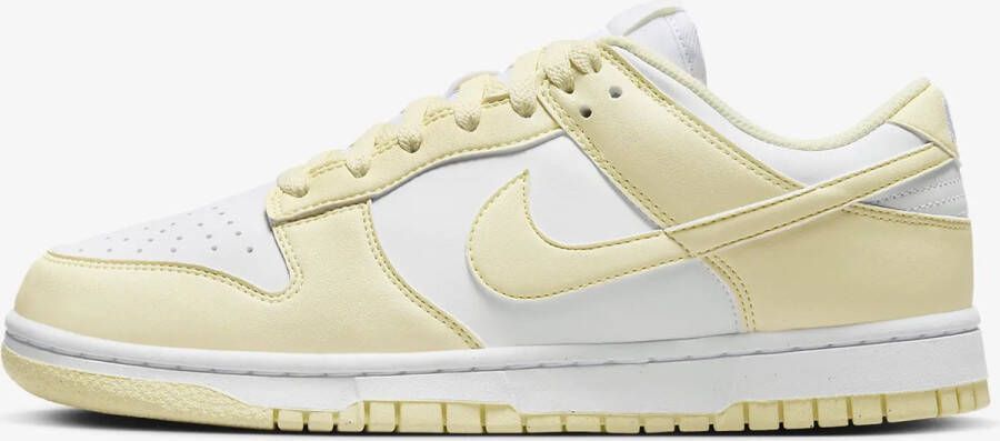 Nike Dunk Low WMNS NN 'Alabaster' Sneakers Dames Wit Lichtgeel