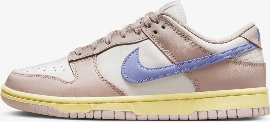 Nike Dunk Low 'Pink Oxford' (W) DD1503-601 wit roze paars geel sneakers laag