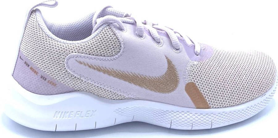 Nike Flex Experience Run 10 Dames Champagne Light Violet White Metallic Red Bronze Dames