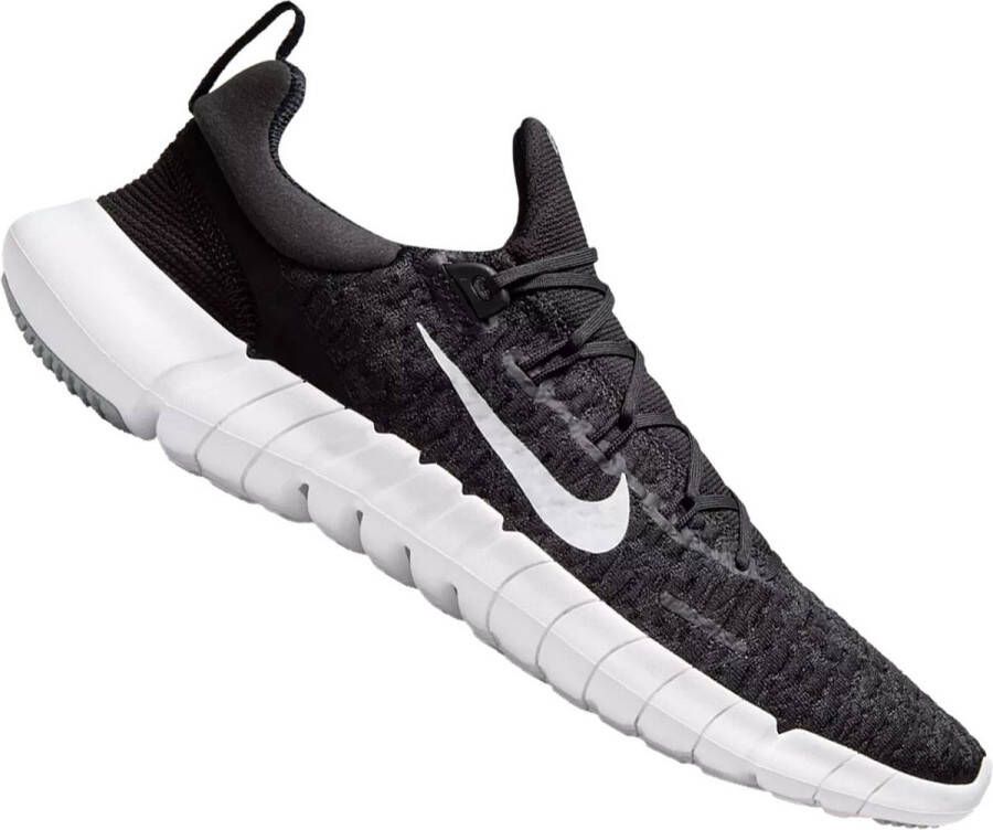 Nike Free Run 5.0 Hardloopschoen voor dames Black Dark Smoke Grey White Dames Schoenen