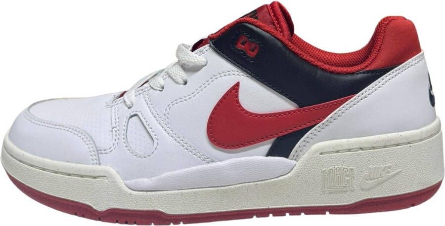 Nike Full Force Low Basketball Schoenen white mystic red black sail maat: 47.5 beschikbare maaten:42.5 43 44.5 45 46 47.5 40.5