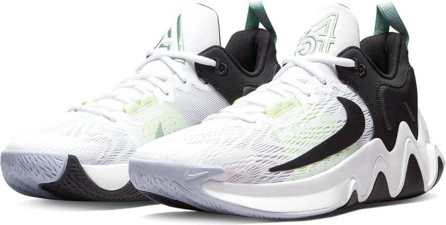 Nike Giannis Immortality 2 Greek Coastline White Black-Barely Volt-Grey Fog