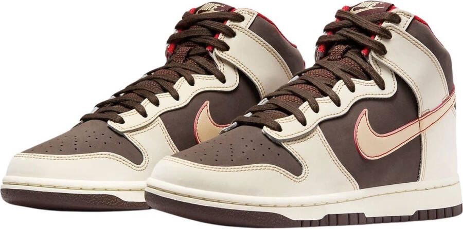 Nike Dunk High Retro Se Basketball Schoenen baroque brown sesame coconut milk maat: 41 beschikbare maaten:41 42.5 43 44.5 45 46