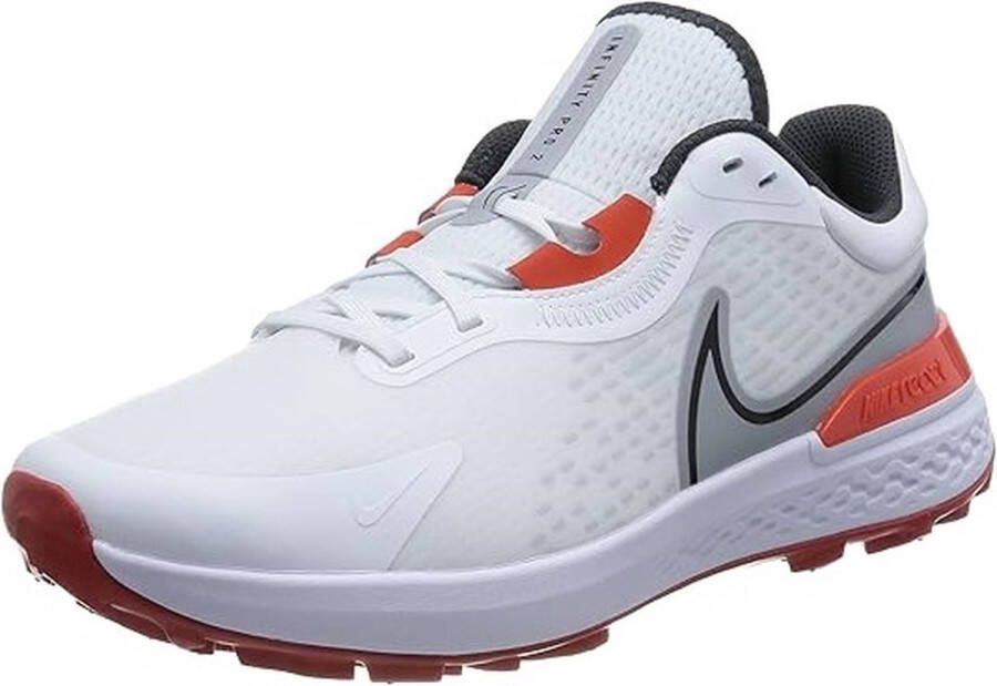 Nike Infinity 2 Pro 2024 Heren Golfschoenen Wit Grijs Rood