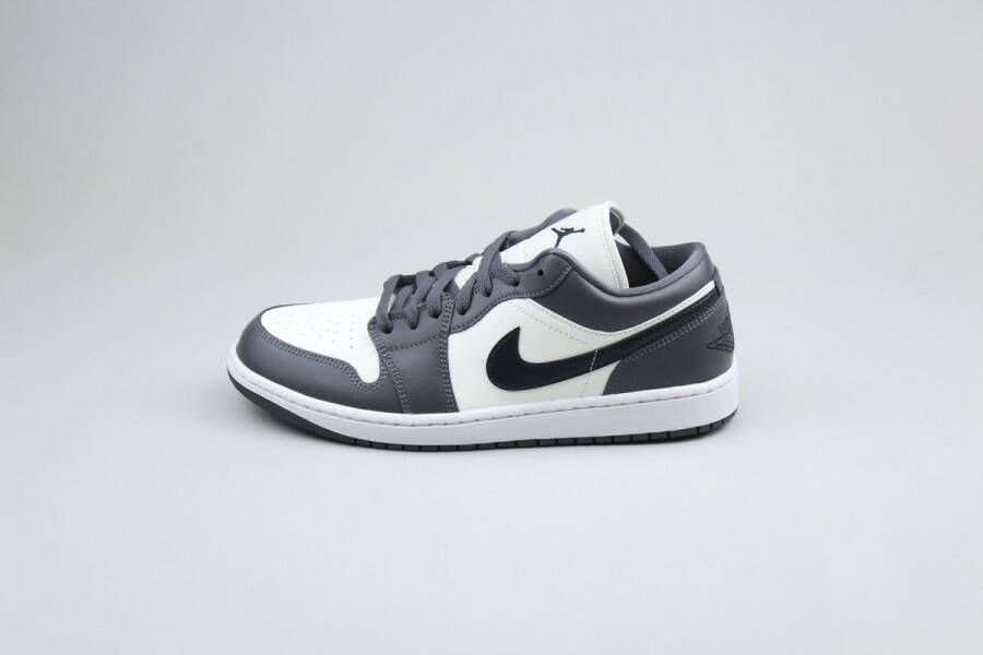 Jordan Air 1 Low Sail Dark Grey White Off-Noir- Sail Dark Grey White Off-Noir