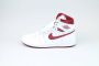 Jordan Metallic Burgundy High 85 Sneakers White - Thumbnail 1