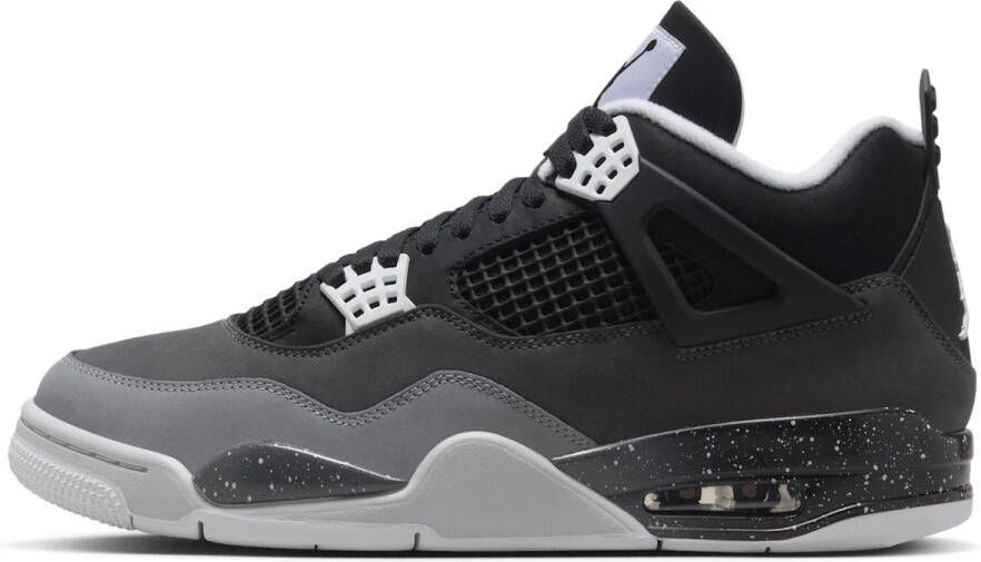 Jordan Air 4 Retro black white anthracite black Air Retro in zwart formaten: 42.5