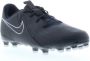 Nike jr phantom gx ii academy fg mg Voetbal schoen fg jongens Black Black White - Thumbnail 1