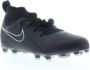 Nike jr phantom luna ii acad f mg Voetbal schoen fg Black Black White - Thumbnail 5