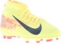 Nike High-top voetbalschoenen voor kleuters kids (meerdere ondergronden) Jr. Mercurial Superfly 10 Club 'Kylian Mbappé' Light Laser Orange Armoury Navy Light Laser Orange Armoury Navy - Thumbnail 1