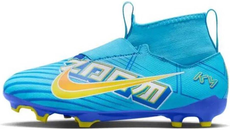 Nike JR Zm Superfly 9 Kylian Mbappe Voetbalschoenen -Blauw