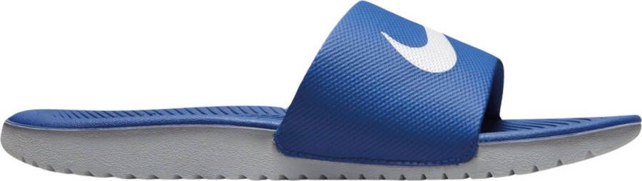 Nike Kawa Slippers Kinderen Hyper Cobalt White Kind Hyper Cobalt White