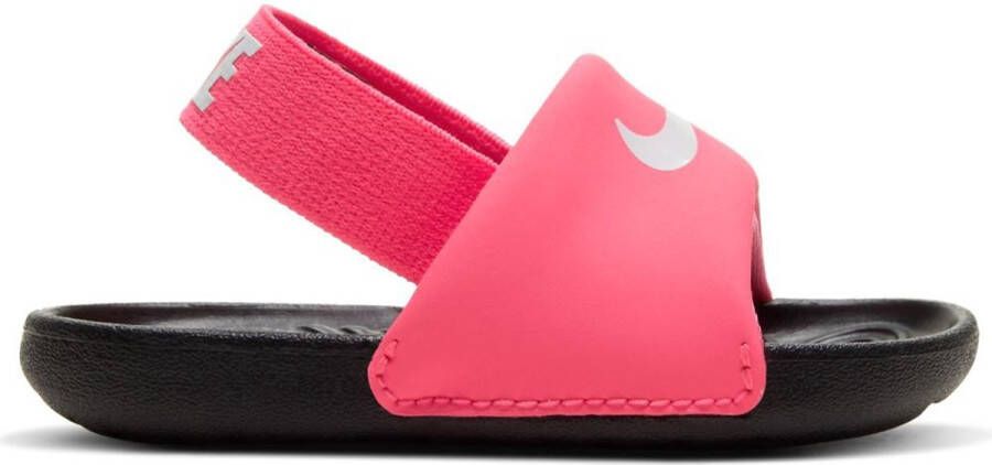 Nike Kawa Slipper voor baby's peuters Digital Pink Black White