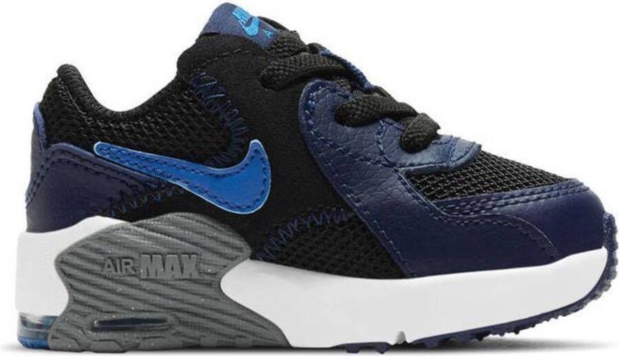 Nike air max excee sneakers zwart blauw kinderen