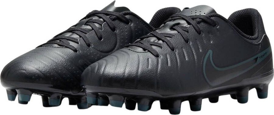 Nike jr. Tiempo legend 10 academy fg mg in de kleur zwart