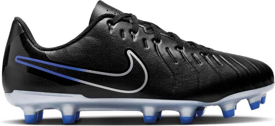 Nike tiempo legend club fg voetbalschoenen zwart blauw kinderen