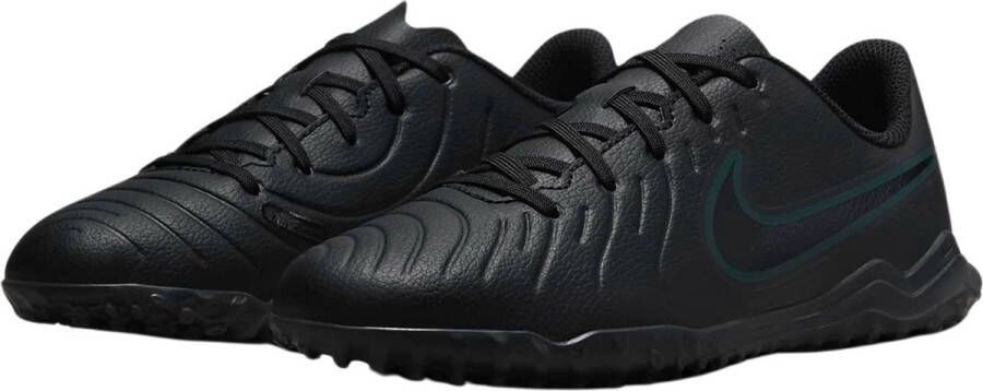 Nike Low-top voetbalschoen voor kleuters kids (turf) Jr. Tiempo Legend 10 Club Black Deep Jungle Black Kind Black Deep Jungle Black