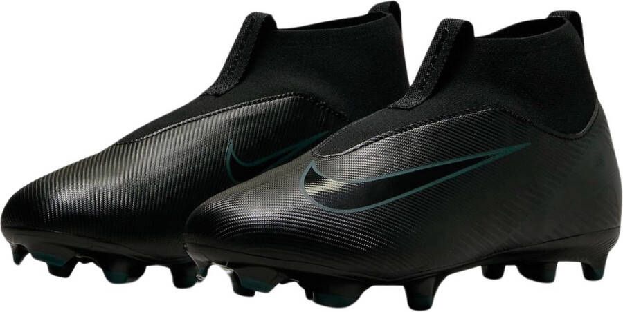 Nike High-top voetbalschoenen voor kleuters kids (meerdere ondergronden) Jr. Mercurial Superfly 10 Academy Black Deep Jungle Black- Black Deep Jungle Black