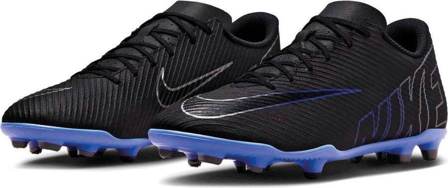 Nike Low top voetbalschoenen (meerdere ondergronden) Mercurial Vapor 15 Club Black Hyper Royal Chrome- Heren Black Hyper Royal Chrome