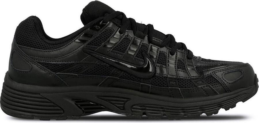 Nike P-6000 Heren Schoenen Zwart Maat: 47.5 Leer Textil Synthetisch Foot Locker
