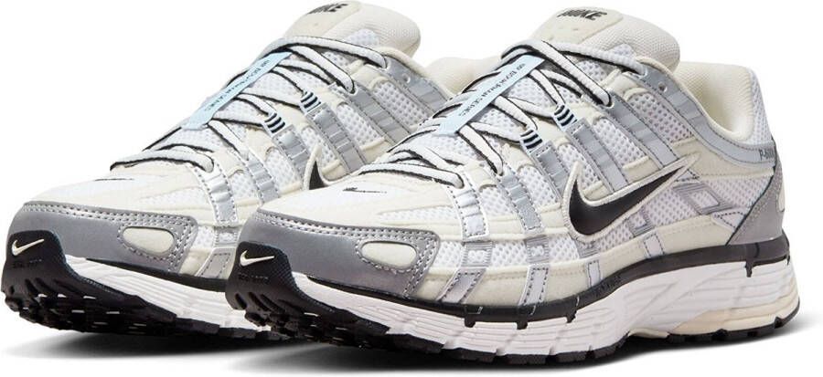 Nike P-6000 Coconut Milk Summit White Metallic Silver Black- Coconut Milk Summit White Metallic Silver Black