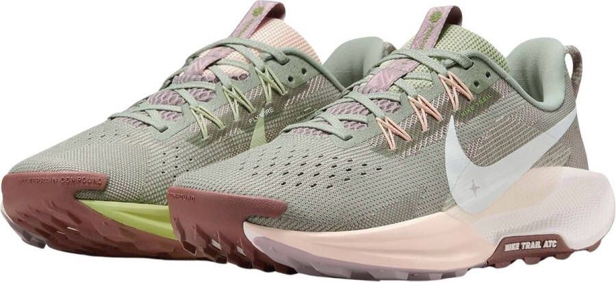 Nike Women's ReactX Pegasus Trail 5 Trailrunningschoenen grijs