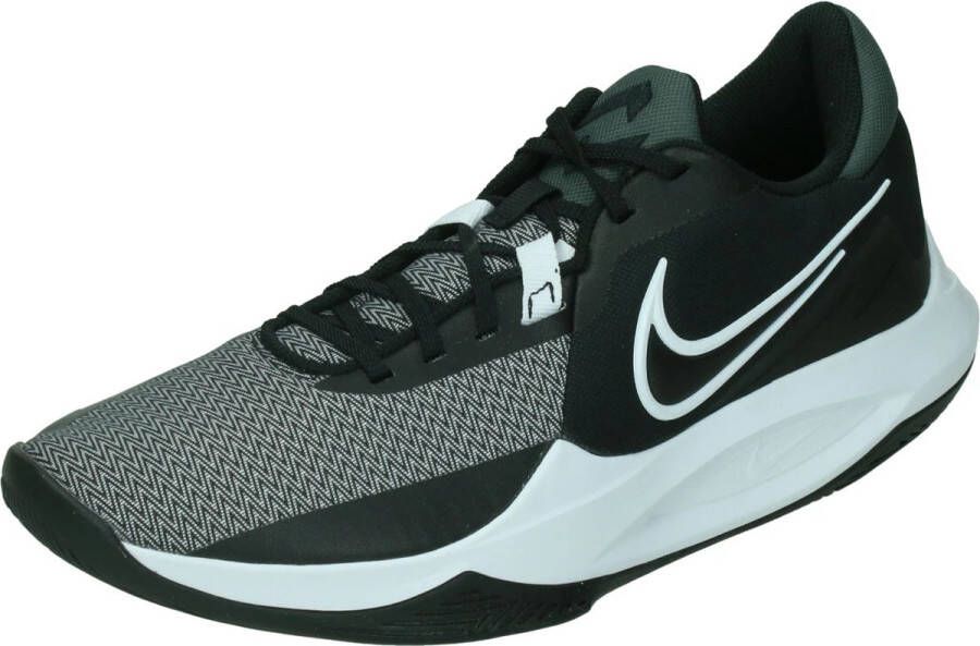 Nike Precision 6 Basketbal Schoenen Black White Iron Grey White Heren