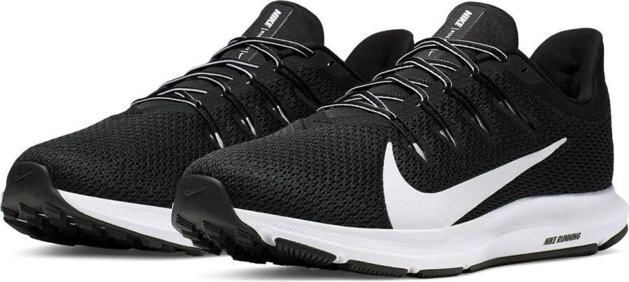 NIKE Quest 2 hardloopschoenen zwart wit heren