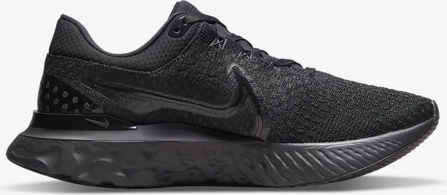 Nike React Infinity Run Flyknit 2 Heren Black Black Iron Grey Black Heren - Foto 1