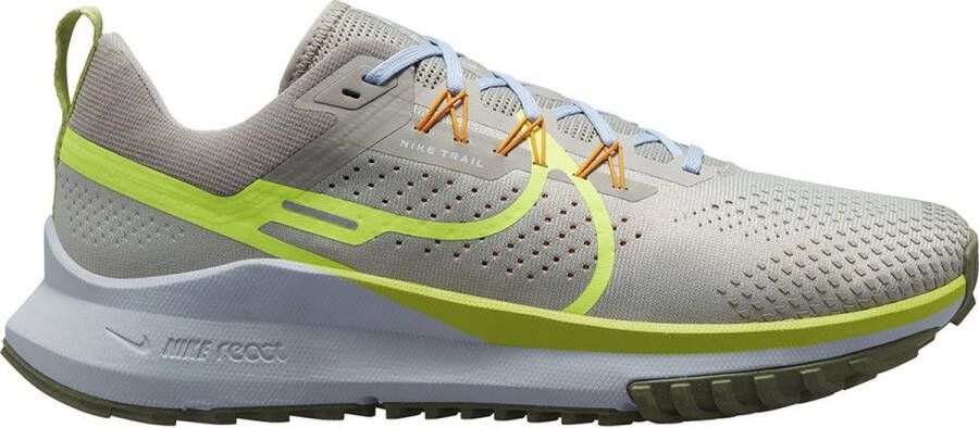 Nike React Pegas Trailrunningschoenen Heren Lt Iron Ore Volt Cobblestone - Foto 1