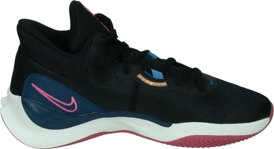 Nike Renew Elevate 3 Black Pinksicle Valerian Blue Schoenmaat 40 1 2 Basketball Performance Low DD9304 004