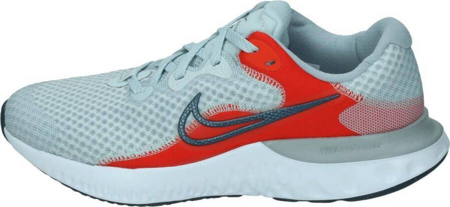 Nike Renew Run 2 Kinderschoen Pure Platinum Chile Red Wolf Grey Deep Ocean Kind