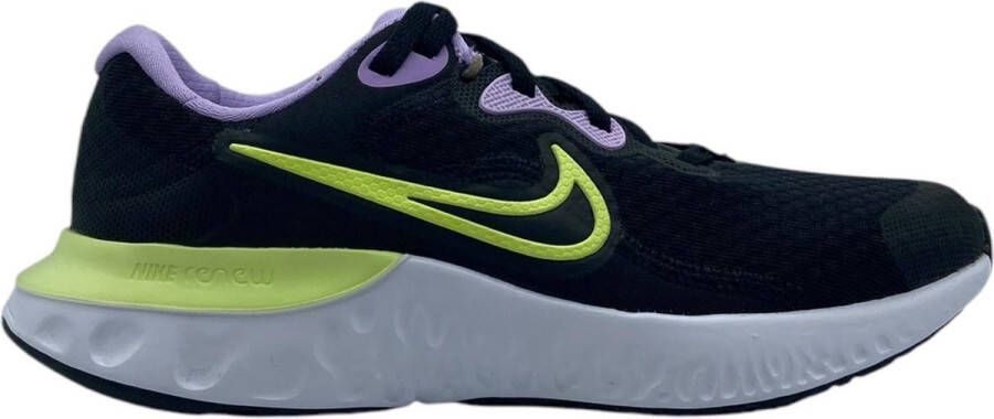 Nike Kids Nike Renew Run 2 Hardloopschoenen voor kids(straat) Black Lilac White Light Lemon Twist Kind