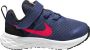 Nike Revolution 6 NN TDV Hardloopschoenen Midnight Navy Bright Crimson Black Kinderen - Thumbnail 1