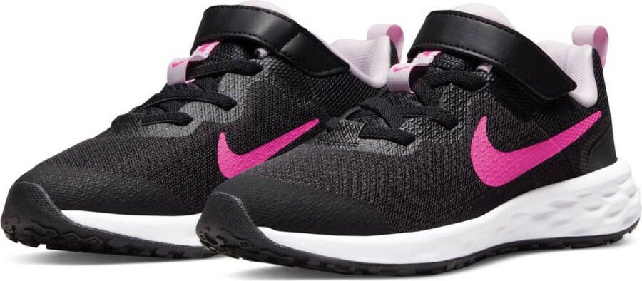 Nike Revolution 6 NN PSV Hardloopschoenen Black Hyper Pink Foam Kinderen