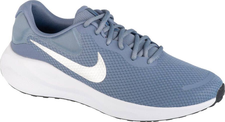 Nike Revolution 7 FB2207-403 Mannen Blauw Hardloopschoenen