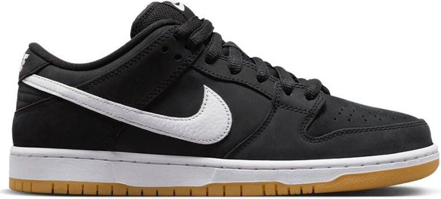 Nike SB Dunk Low Pro Black White Black Gum Light Brown